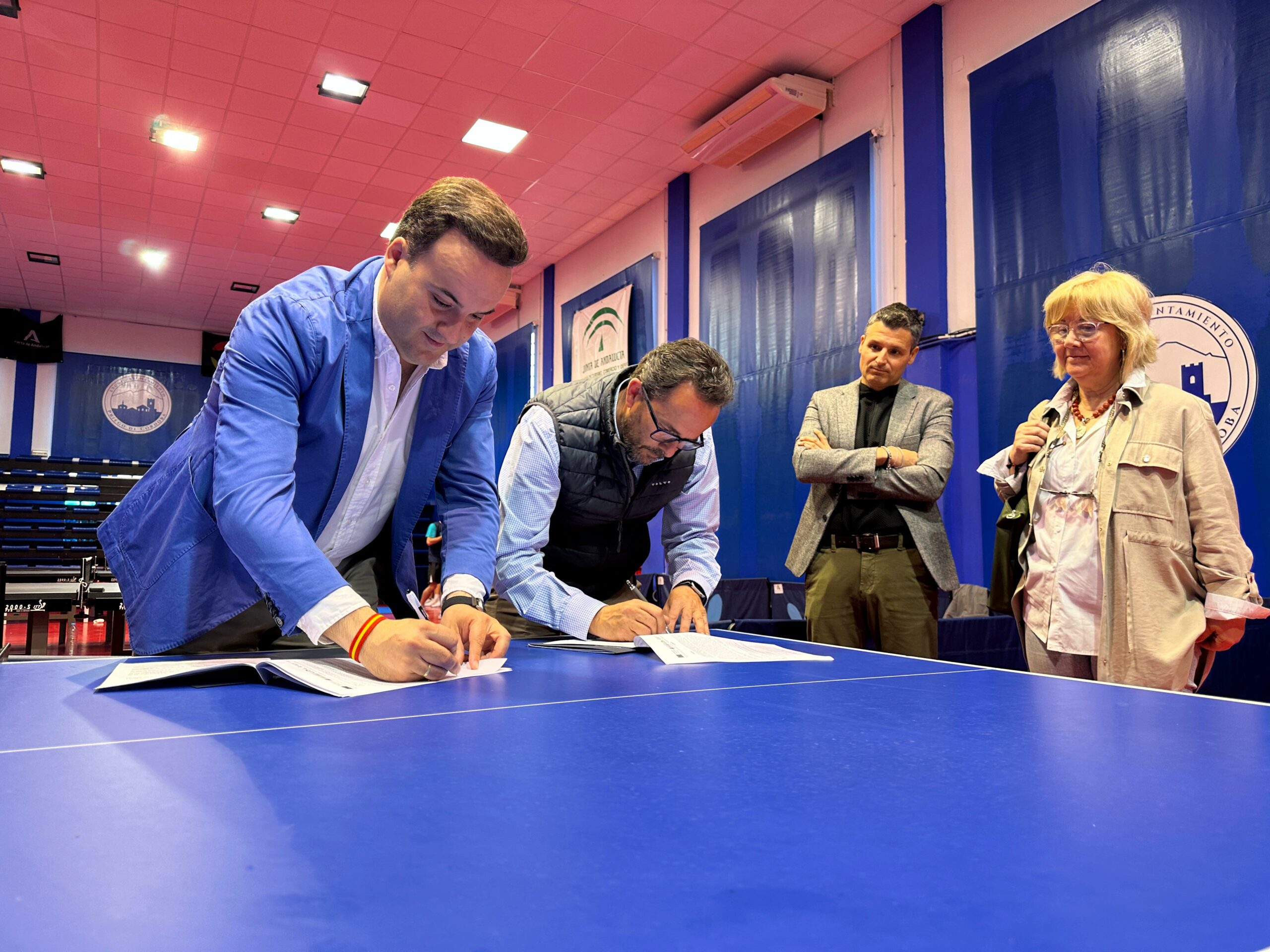 Firmado el contrato de inicio de obras para El Centro Especializado de Tecnificación Deportiva de Tenis de Mesa.